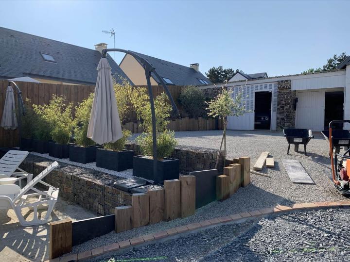 Allées et terrasses soigneusement aménagées Saint-Lô